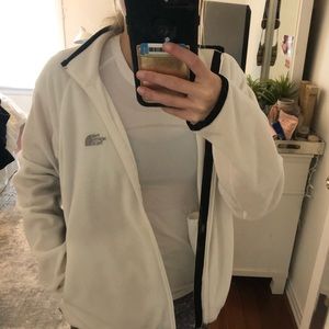 WHITE NORTH FACE JACKET!!!